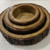Wooden Antique Bowl Set