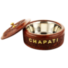 Wooden Carving Chapati Box
