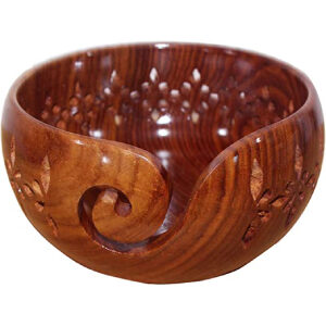 Wooden Modern Yarn Bowl Design