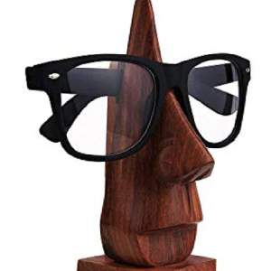 Wooden Spectacle Holder, 2.5x6-inch (Brown)